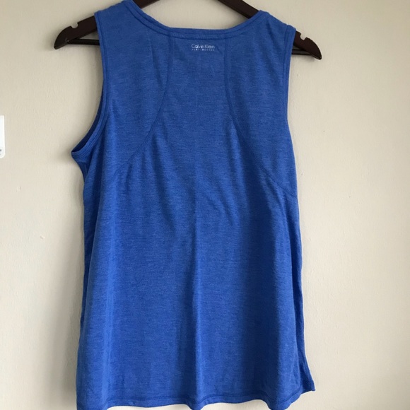 Blue Calvin Klein performance quick dry tank - M - Picture 4 of 4